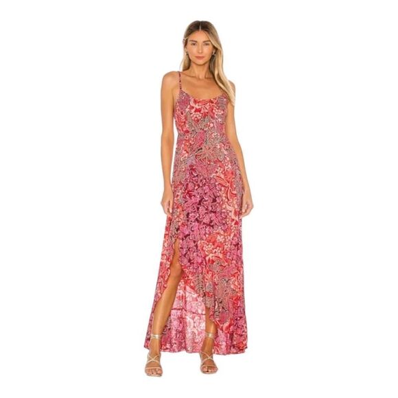 NWT Free People Forever Yours Smocked Slip Dress